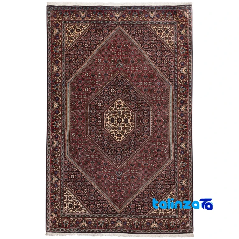Si Persia Handwoven Carpet Unique Design - Top view showing pattern and color tone