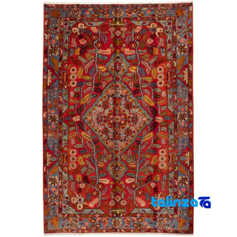 handwoven rug - Top view pattern and color tone