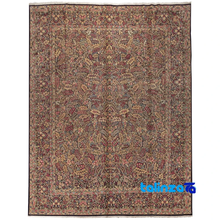 C Persia Handwoven Rug Elegant Design - Full spread showing overall layout