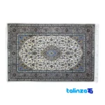 Kashan Handwoven Carpet Joyful Design pattern and color tone (Top view)