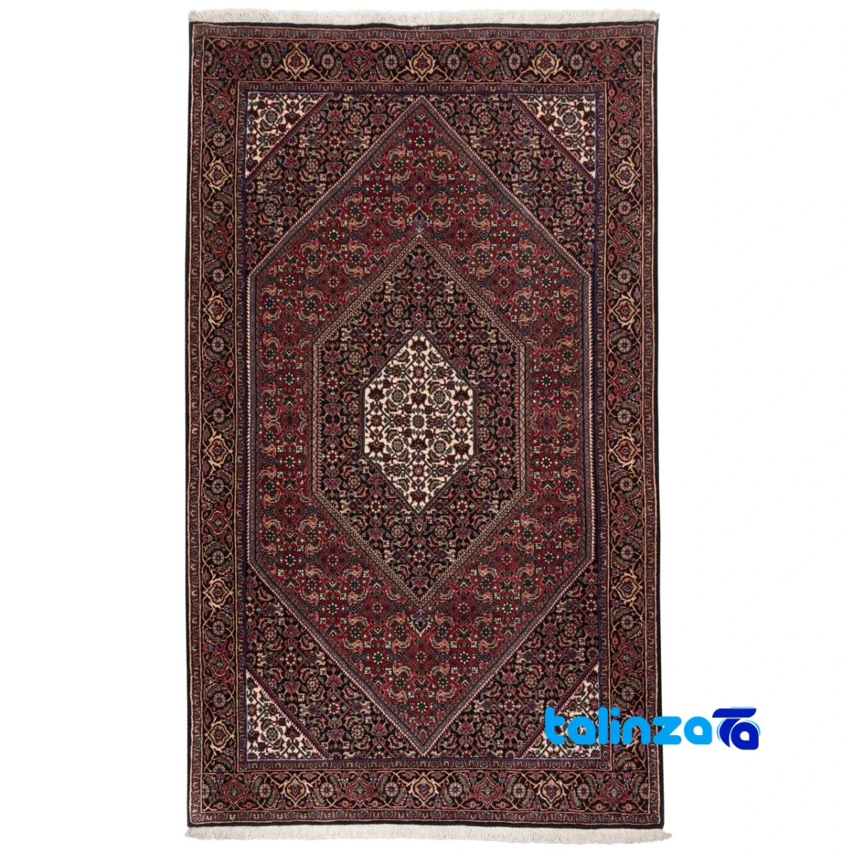 Si Persia Handwoven Rug Red pattern and color tone (Top view)