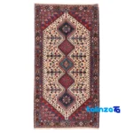 handwoven rug - Top view pattern and color tone