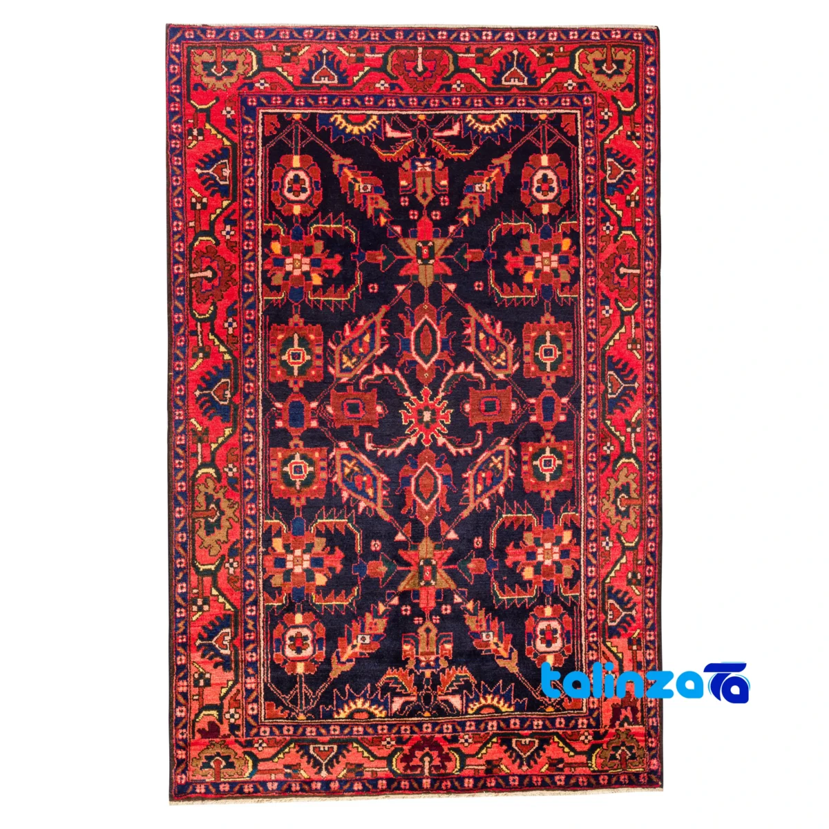 handwoven rug - Top view pattern and color tone