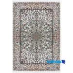 Nain Handwoven Rug Cream Model 002 overall design layout (Full spread)