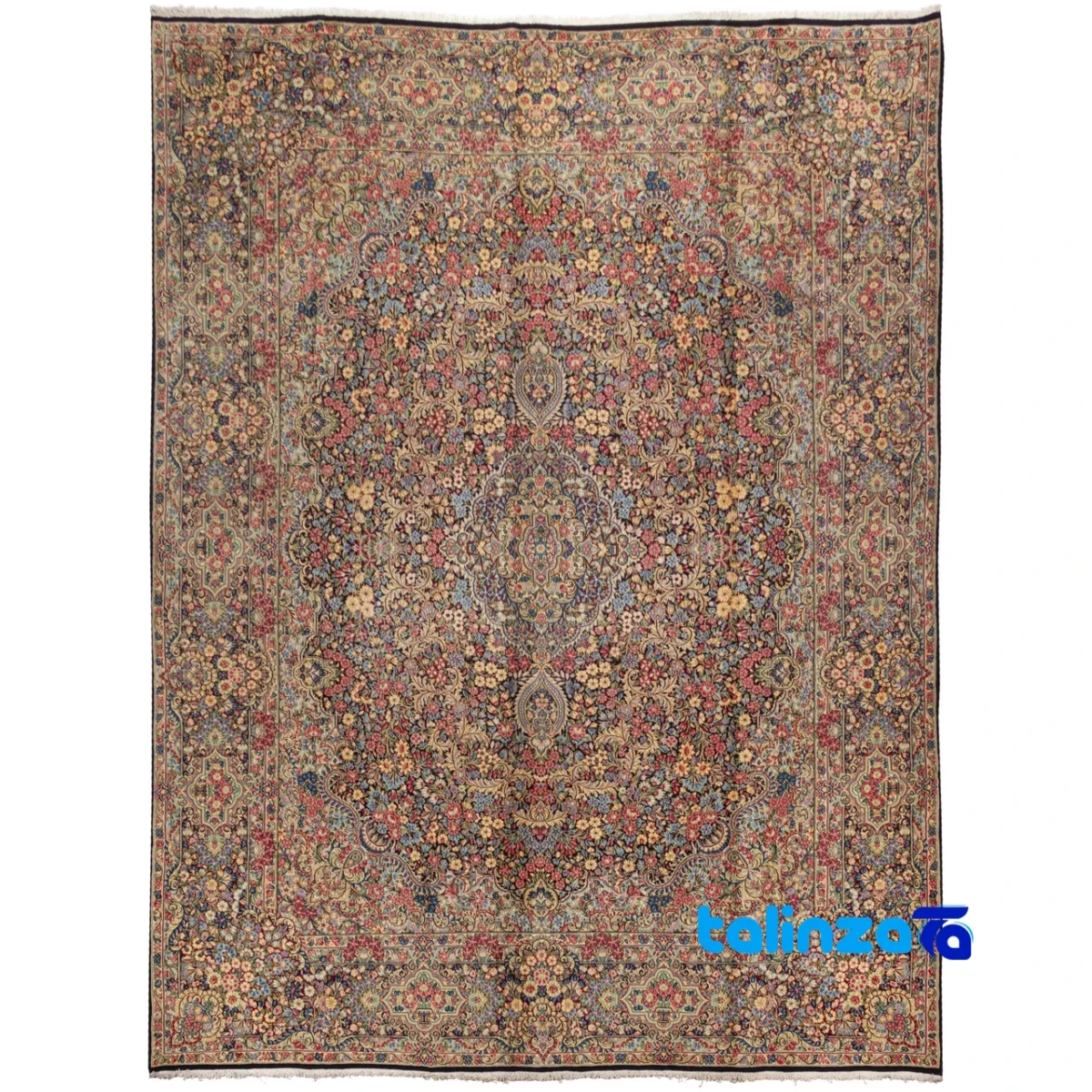 C Persia Handwoven Rug 11m2 Elegant Design 385x290x1 cm - Full spread showing overall layout