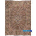 C Persia Handwoven Rug 11m2 Elegant Design 385x290x1 cm - Full spread showing overall layout