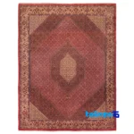 C Persia Handwoven Carpet Red pattern and color tone (Top view)