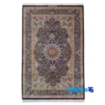 YMM Handwoven Rug Traditional Design 153x100x1 cm pattern and color tone (Top view)