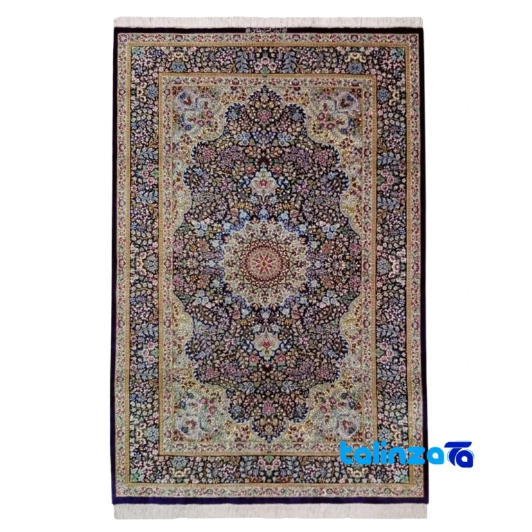 YMM Handwoven Rug Traditional Design 153x100x1 cm pattern and color tone (Top view)