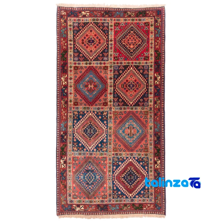 C Persia Handwoven Carpet Unique Design - Full spread showing overall layout