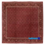 handwoven carpet - Top view pattern and color tone