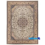 Top view of Cypress Persian Handwoven Rug - Unique Design pattern and color tone
