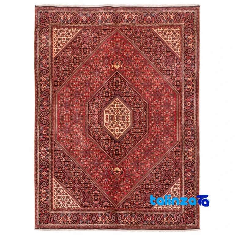 handwoven rug - Top view pattern and color tone