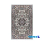 Nain Handwoven Carpet Latchak Design Cream - Top view showing pattern and color tone