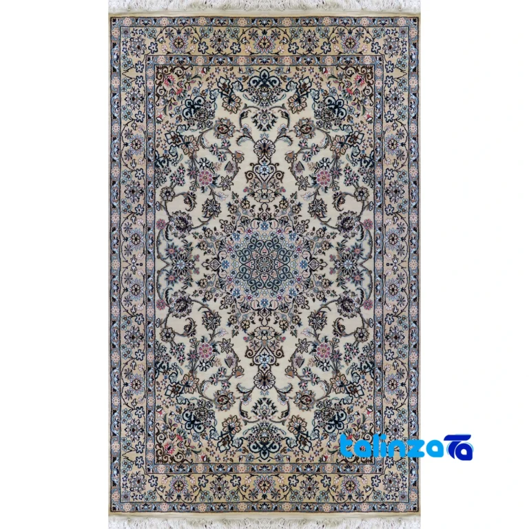 Full spread of Nain Handwoven Carpet Lajchak Design 9-Layer 210x135 cm overall layout