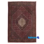 Si Persia Handwoven Carpet Rich Red Design 243x168x2 cm - Top view showing pattern and color tone
