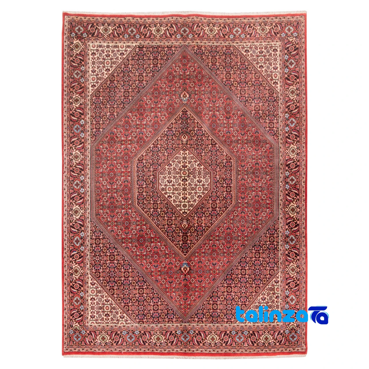 Luxurious Red Handwoven Area Rug - Cypress Design 1 handwoven area rug