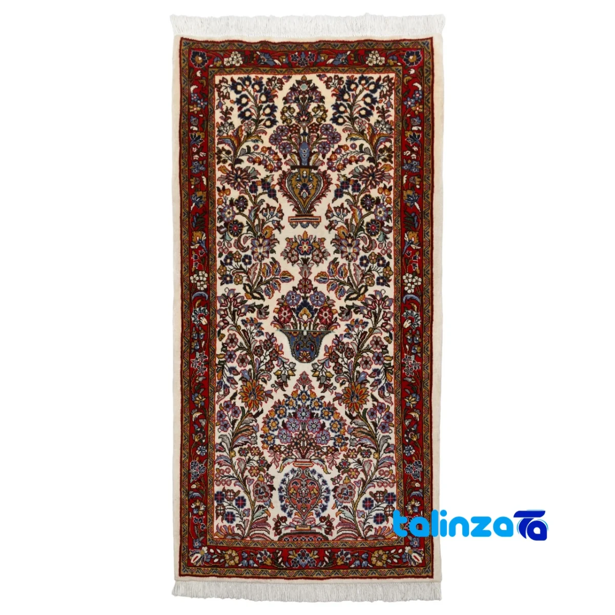 Si Persia Handwoven Runner Unique Design - Front view showing and key details