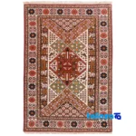 Cypress Persian Handwoven Rug Model 179858 Cream pattern and color tone (Top view)