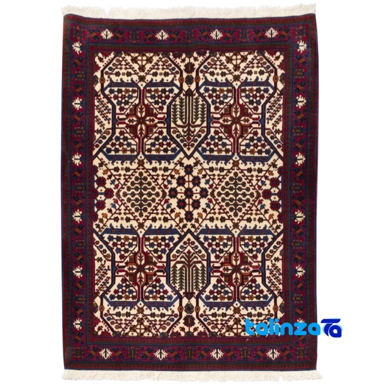 Persia Handwoven Rug Unique Design - Full spread showing overall layout
