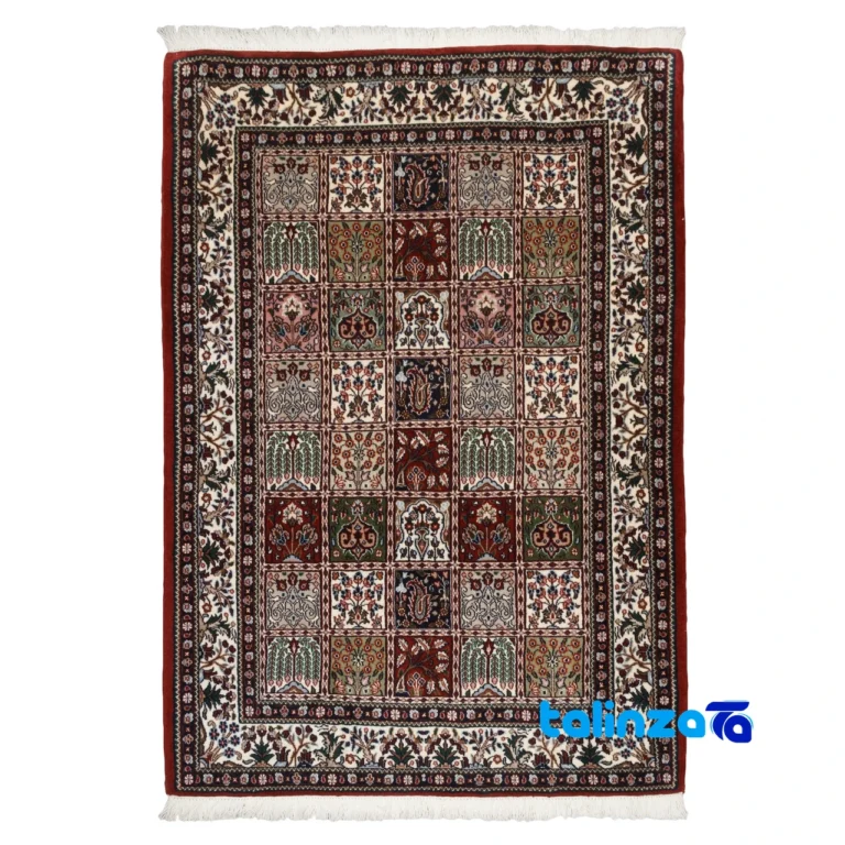 handwoven rug - Top view pattern and color tone