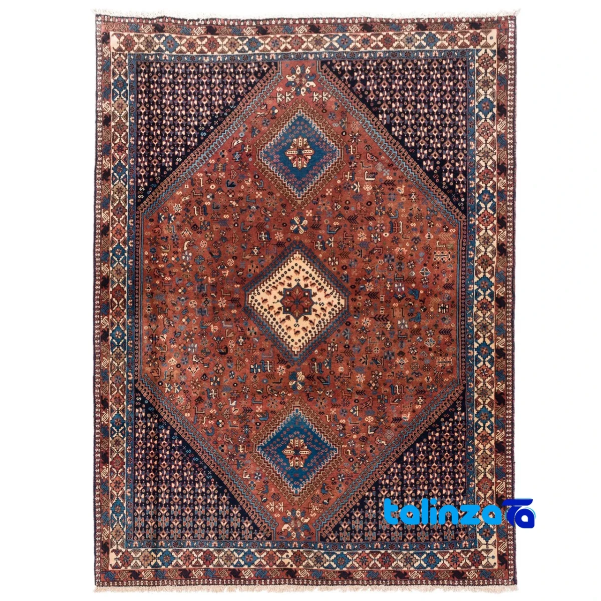 C Pershia Carpet - Top view pattern and color tone