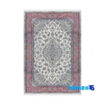 Mortazavi Nain Handwoven Rug Cream - Full spread showing overall design layout