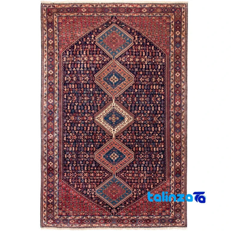 handwoven rug - Top view pattern and color tone