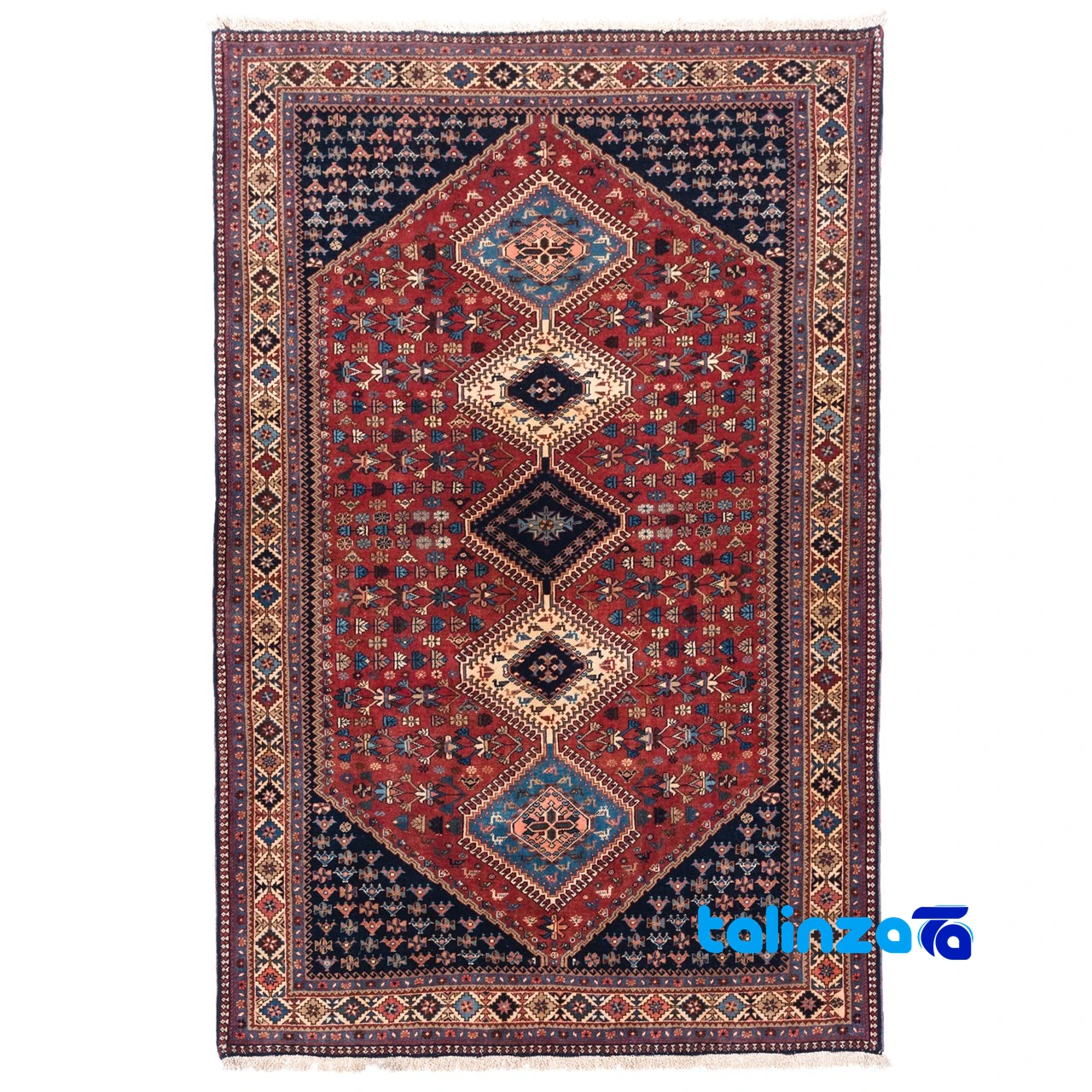 Traditional vs Modern Persian Rugs - Red Handwoven Persian Carpet - Elegant Design
