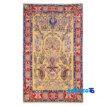 Persia Handmade Carpet Floral Design Cream overall layout (Full spread)