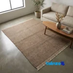 handwoven carpet - Top view pattern and color tone