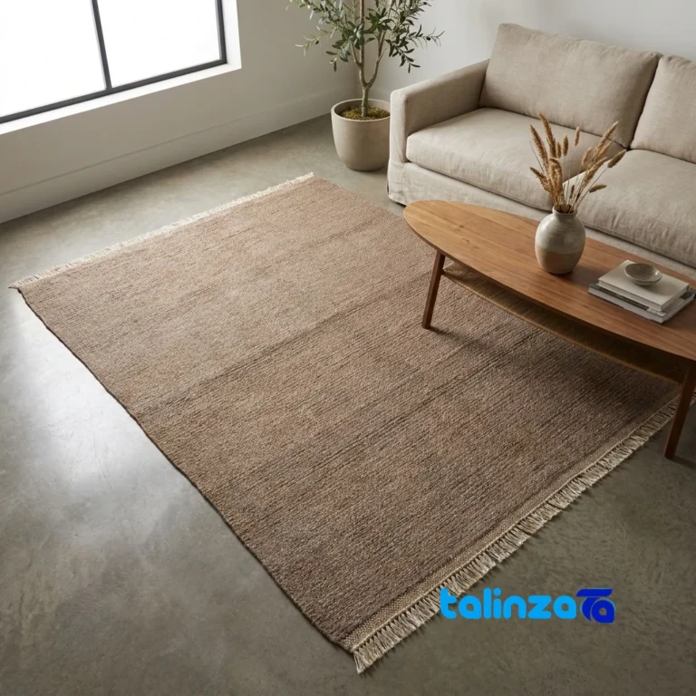 handwoven carpet - Top view pattern and color tone