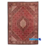 C Persia Handwoven Carpet - Elegant Design pattern and color tone (Top view)