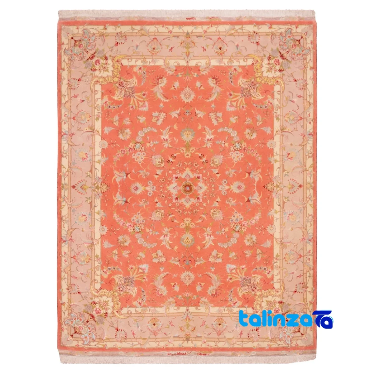 handwoven rug - Top view pattern and color tone