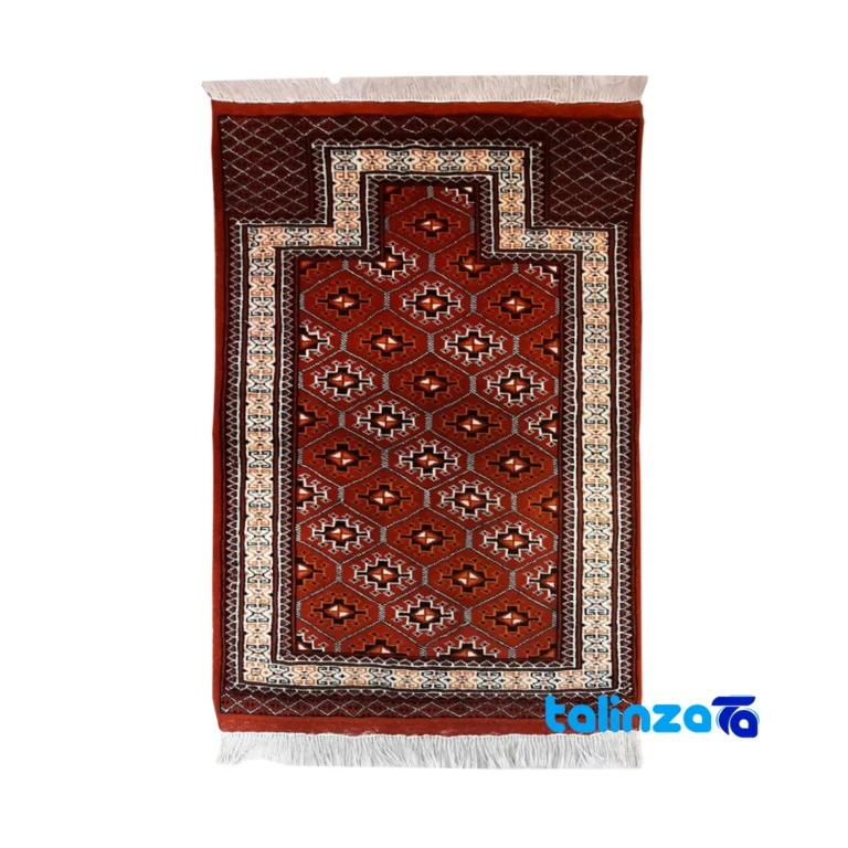 Handwoven Carpet NKP.TO.23 Traditional Design pattern and color tone (Top view)