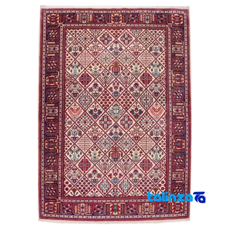 Si Persia Handwoven Carpet Elegant Design - Full spread showing overall layout