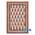 C Persia Handwoven Rug Unique Design pattern and color tone (Top view)