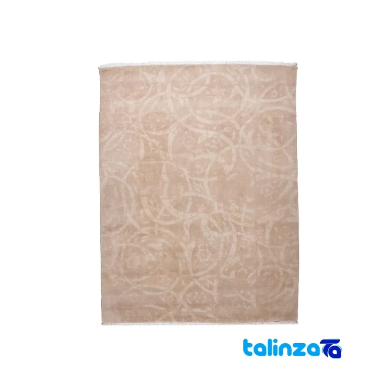 Rust Handwoven Rug Cream Tile Design overall layout (Full spread)