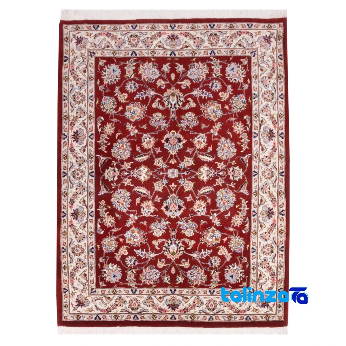 C Persia Handwoven Carpet Luxurious Design pattern and color tone (Top view)