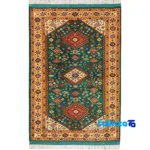 Handwoven Qashqai Rug - Full spread overall design layout