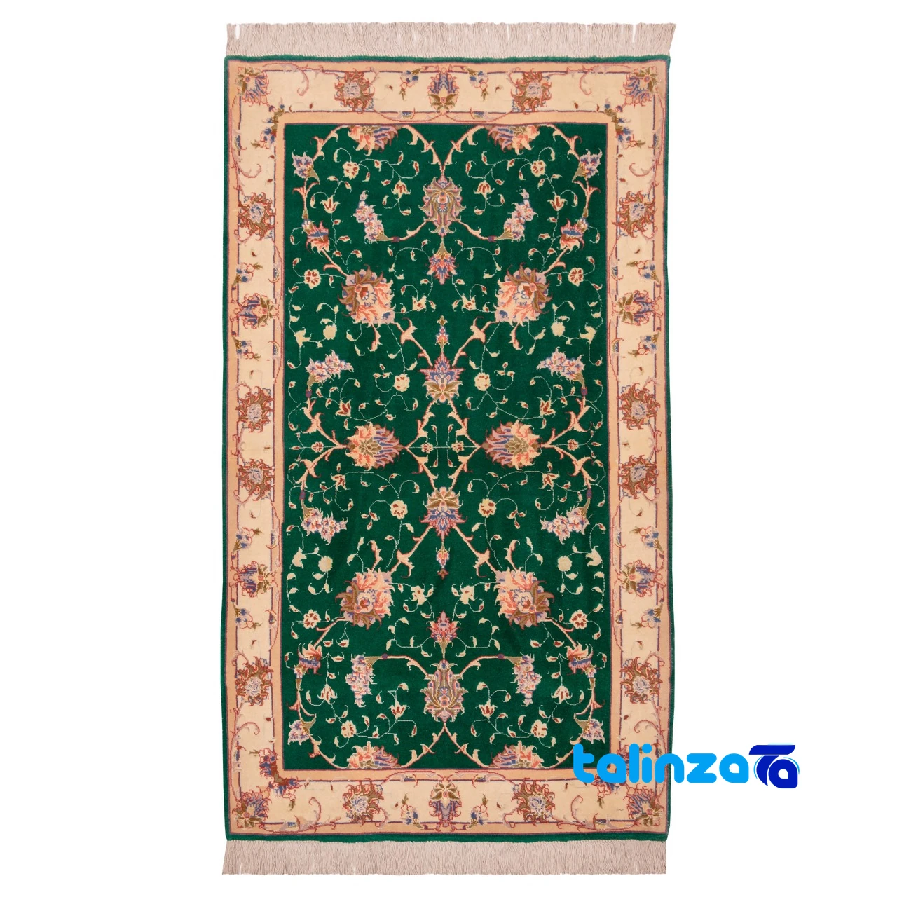 Green Handwoven Persian Rug - 138x78 cm 1 Persia Handwoven Rug