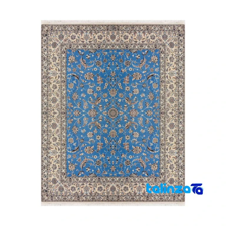 Nain Handwoven Carpet 5. Stunning Design - Top view showing pattern and color tone