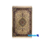 handwoven area rug - Top view pattern and color tone