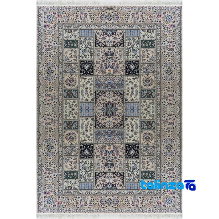 handwoven rug - Top view pattern and color tone