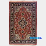 Handwoven Persian Rug NKP.RJ5 Red overall design layout (Full spread)