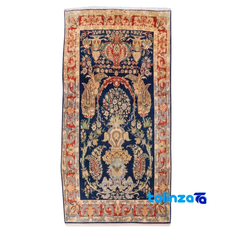 handwoven rug - Top view pattern and color tone