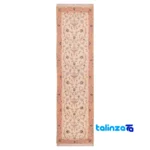 Full spread of Cypress Persian Handwoven Runner Rug Cream 280x77x1 cm overall design layout