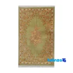 Handwoven Persian Rug Rectangular Traditional Design pattern and color tone (Top view)