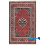 C Persia Handwoven Area Rug - Rich Copper Design pattern and color tone (Top view)