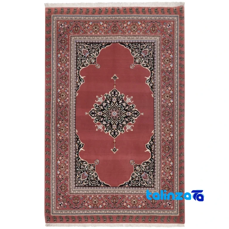 C Persia Handwoven Area Rug - Rich Copper Design pattern and color tone (Top view)
